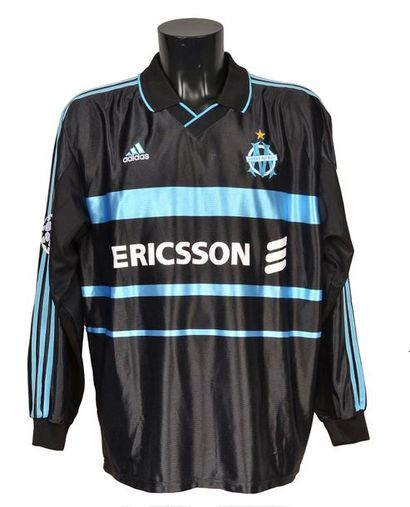 null Jerome Leroy. Marseille Olympique n°13 jersey for the match against Lazio de...