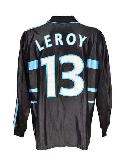 null Jerome Leroy. Marseille Olympique n°13 jersey for the match against Lazio de...