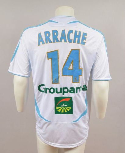 null Salim Arrache. Marseille Olympique n°14 jersey worn during the 2006-2007 season...