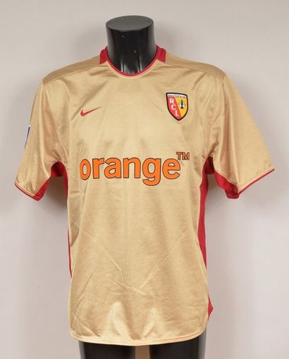 null Cyril Rool. RC Lens jersey n°26 worn during the 2002-2003 season of the French...