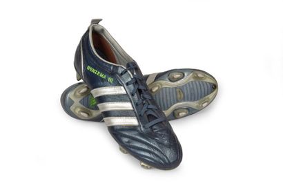 null Karim Benzema. Pair of shoes worn with Olympique Lyonnais during the 2008-2009...