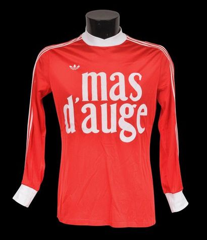null AS Cannes jersey n°12 worn during the 1979-1980 season of the French Division...