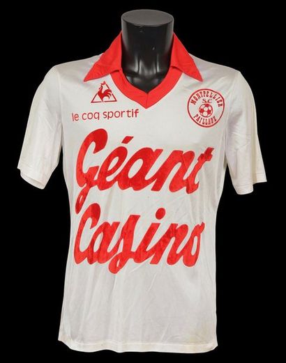 null Alain Hopquin. Montpellier
Paillade Sport Club jersey n°14 worn during the 1979-1980...
