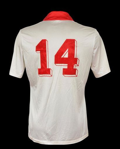 null Alain Hopquin. Montpellier
Paillade Sport Club jersey n°14 worn during the 1979-1980...