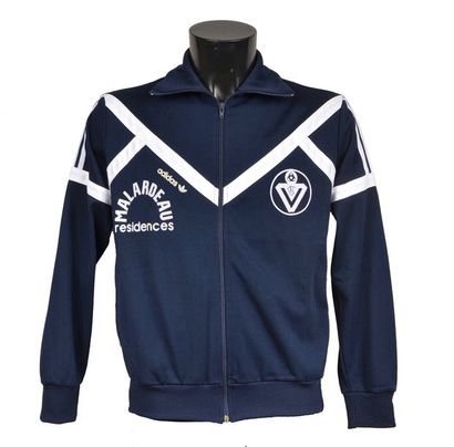 null Jacket from the Girondins de Bordeaux used between 1980 and 1985. Sponsor Malardeau....