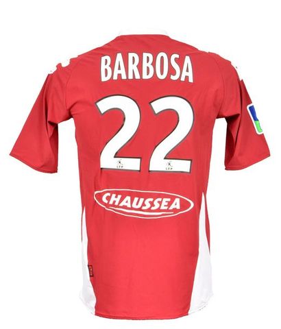 null Cedric Barbosa. FC Metz jersey n°22 worn during the 2007-2008 season of the...