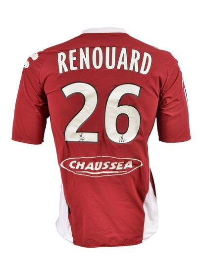 null Sébastien Renouard. FC Metz jersey n°26 worn during the 2007-2008 season of...