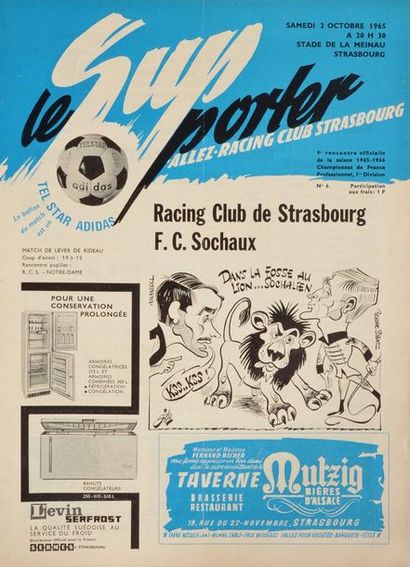 null Set of 12 issues between 1965 and 1966 of the programme review. "The Supporter"...
