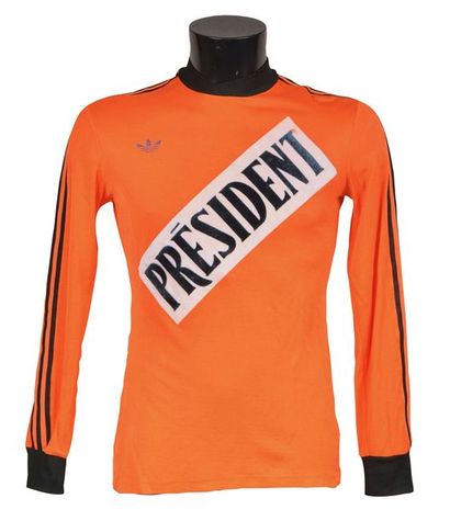 null Roger Bertin. Number 4 jersey of the Stade Lavallois worn during the 1977-1978...