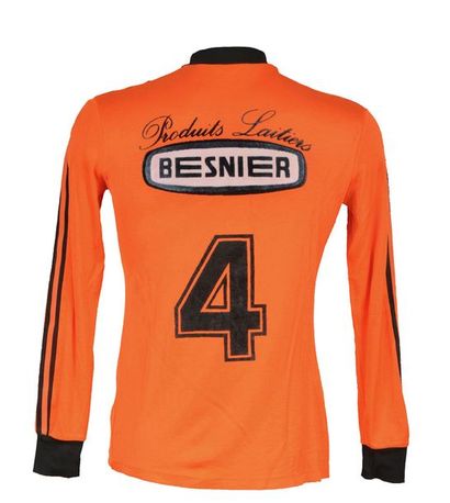 null Roger Bertin. Number 4 jersey of the Stade Lavallois worn during the 1977-1978...