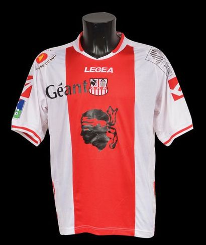 null Christophe Bastien. AC Ajaccio jersey n°20 worn during the 2005-2006 season...