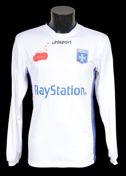 null Luigi Pieroni. AJ Auxerre jersey n°9 worn during the 2005-2006 season of the...