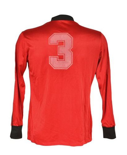 null Philippe Berlin. Number 3 jersey of the Stade Rennais worn during the 1979-1980...