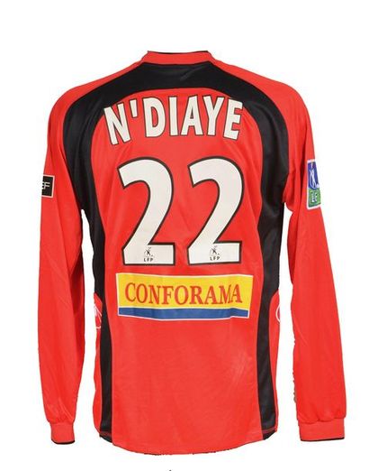 null Amadou Makhtar N'Diaye. Jersey n°22 of the Stade Rennais worn during the 2002-2003...