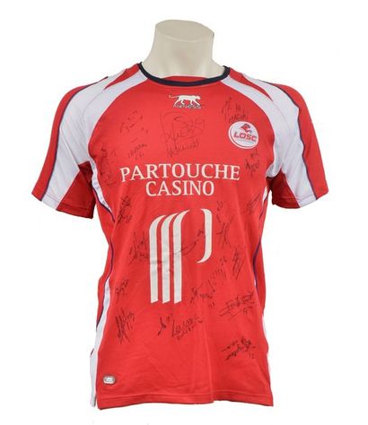 null Olympic Lille jersey for the 2007-2008 season of the French Ligue 1 Championship...