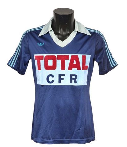 null Jersey n°13 of Le Havre Athletic Club for the 1979-1980 season of the French...