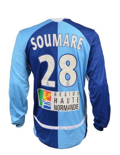 null Adama Soumaré. Maillot n°28 du Havre Athletic
Club pour la saison 2007-2008...