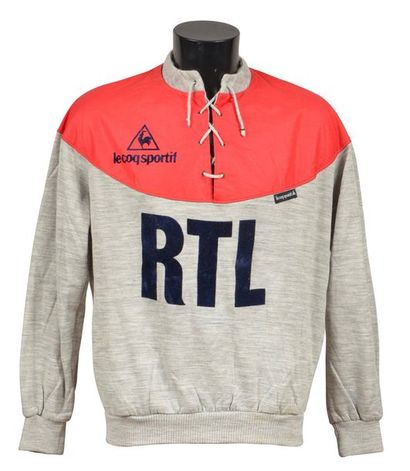 null Gerard Houiller. Training sweatshirt worn with the Paris Saint-Germain. During...