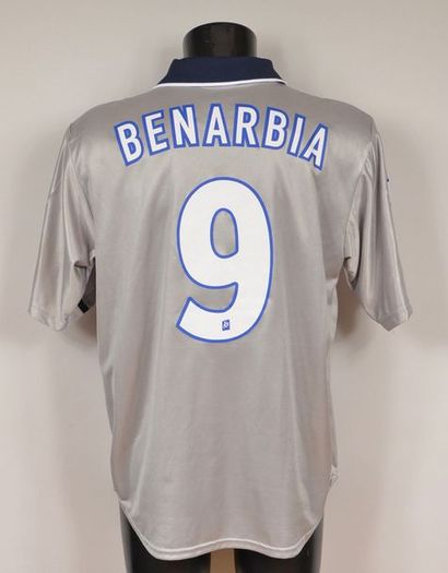 null Ali Benarbia. N°9 Paris Saint-Germain jersey worn during the 1999-2000 season...