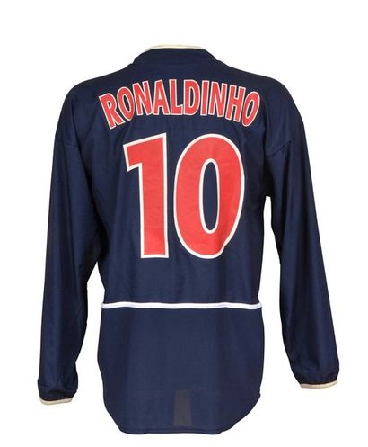 null Ronaldinho. Paris Saint-Germain jersey worn during the UEFA Cup match against...