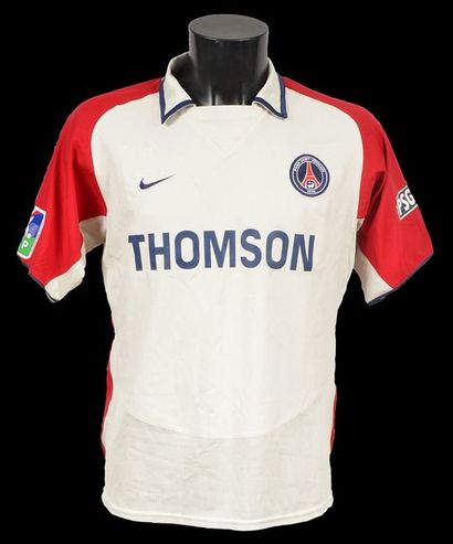null Juan Pablo Sorin. Paris Saint-Germain jersey n°3 worn during the 2003-2004 Ligue...