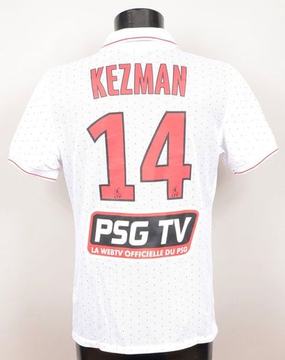 null Mateja Kezman. Paris Saint-Germain jersey n°14 worn during the 2009-2010 Ligue...