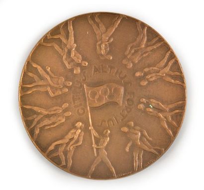 null Official participant medal. Bronze by A.
Meszaros. Diameter 63 mm. Participation...