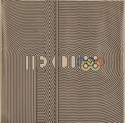 null Set of 10 posters from the XIX Summer Olympic Games. Sports and credits. Various...
