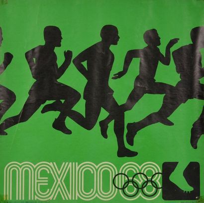 null Ensemble de 10 affiches des XIXème Jeux Olympiques d'été. Sports et générique....