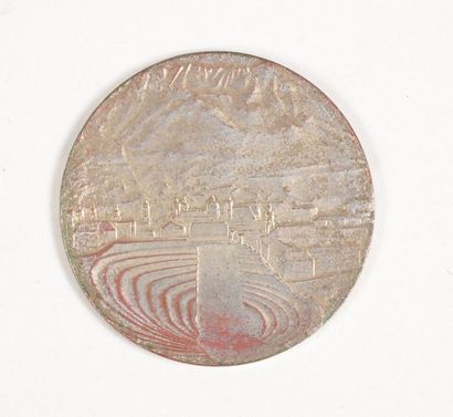 null Silver bronze participant medal. By W. Pichl. Diameter 50 mm. In its original...