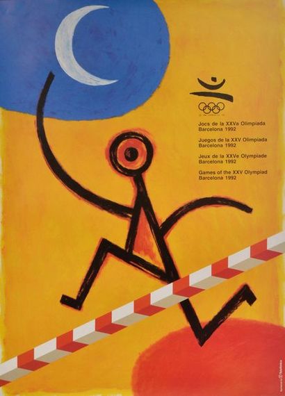 null Set of 32 official posters of the XXV Summer Games. Generic posters (3), Art...
