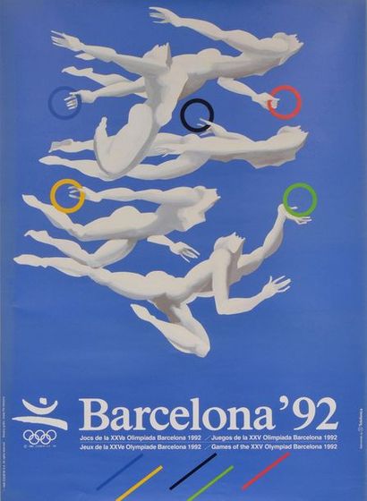 null Ensemble de 32 affiches officielles des XXVème Jeux d'été. Affiches Générique...