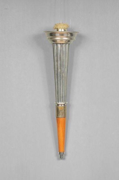 null Official torch of the Centenary of the Olympic Games.
Made of aluminium with...