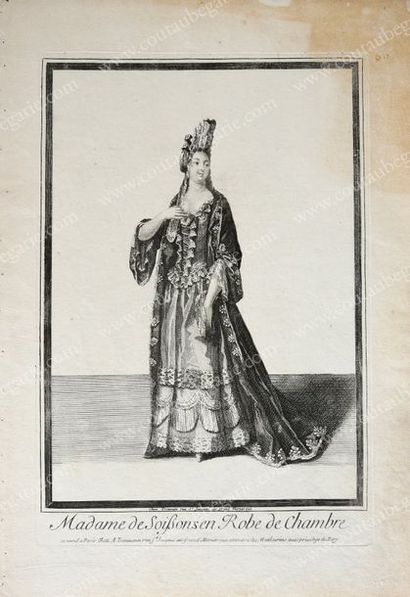 ÉCOLE FRANÇAISE Portrait de la duchesse de Bourgogne, née princesse Adelaïde de Savoie...