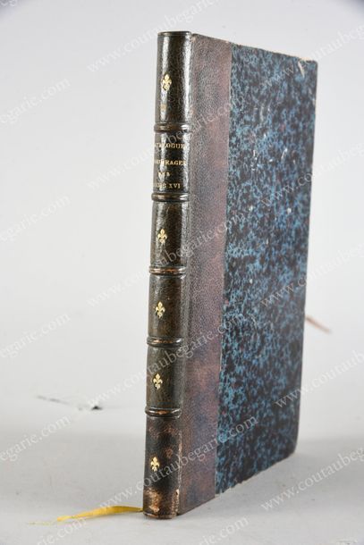 null [LOUIS XVI, roi de France (1754-1793)].
Catalogue d'une collection très importante...