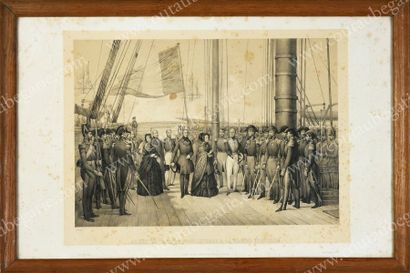 null VISITE OFFICIELLE DU ROI LOUIS-PHILIPPE
EN GRANDE-BRETAGNE.
Bel ensemble de...