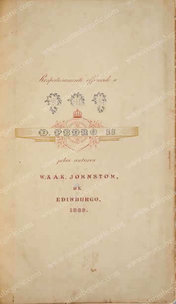 null MAISON IMPÉRIALE DU BRÉSIL.
KEITH JOHNSTON Alexander (1804-1871). Royal atlas...
