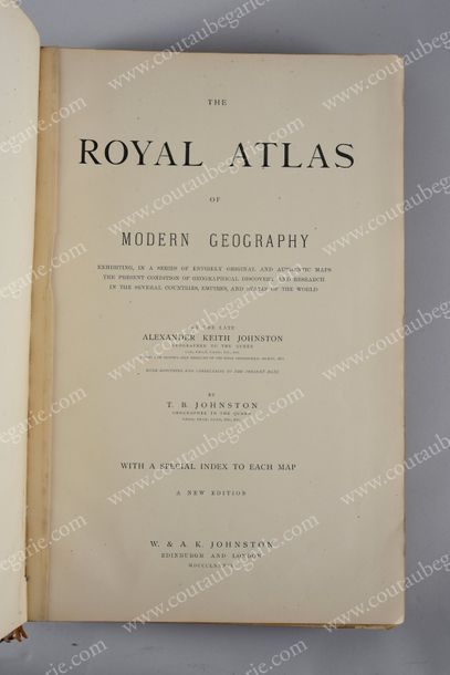 null MAISON IMPÉRIALE DU BRÉSIL.
KEITH JOHNSTON Alexander (1804-1871). Royal atlas...