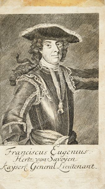 Ecole étrangère du XVIIIe siècle Portrait du prince Eugène de Savoie-Carignan (1663-1736)...