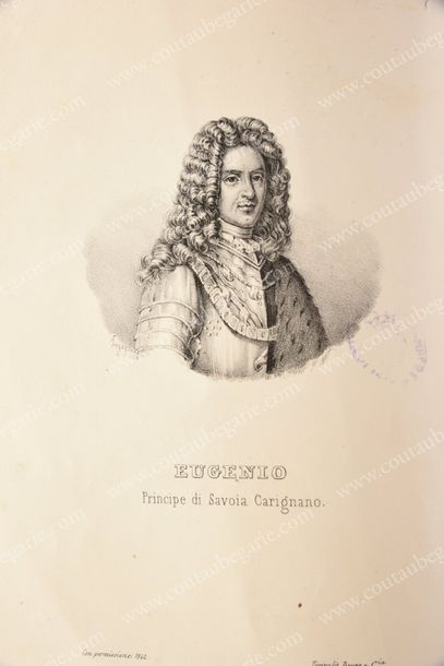 null [BIBLIOTHÈQUE DE LA MAISON DE SAVOIE].
FERRARI Guidone (1717-1791). Eugenii...