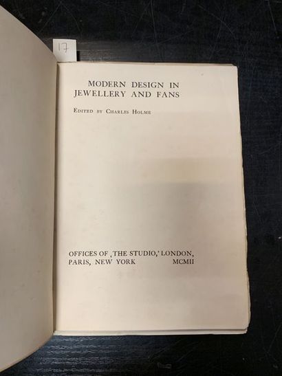 null Modern design in jewellery and fans

Edited by Charles Holme (1848-1923).

Très...