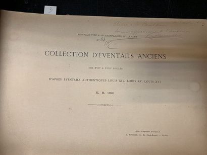 null BUISSOT - Collection d'éventails anciens des XVIIe & XVIIIe siècles.

E.B 1890,...