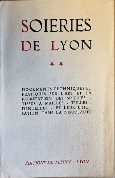 null [SOIERIES, MANUFACTURES DE LYON] 



Réunion d’ouvrages et catalogues d’exposition,

...