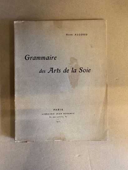 null [VELOURS GREGOIRE],

 

- ALGOUD (H.),

 Gaspard Grégoire et ses Velours d’Art,...