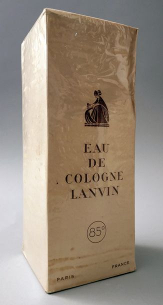 null Lanvin Parfums – « Eau de Lanvin » (années 1950) – 1 flacon d’un litre d’eau...