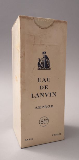 null Lanvin Parfums – « Arpège » - (années 1950) 1 flacon « Eau de Lanvin Arpège »...