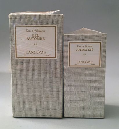 null Lancôme – « Eau de Senteur » (années 1950) Lot de 2 flacons d’eau de toilette...