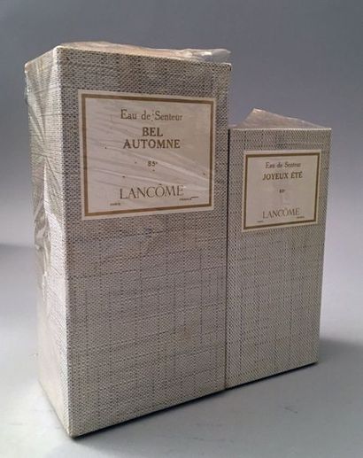 null Lancôme – « Eau de Senteur » (années 1950) Lot de 2 flacons d’eau de toilette...