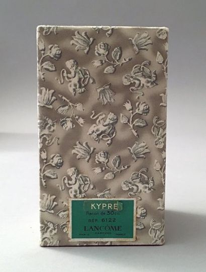null Lancôme – « Kypre » - (années 1950) 1 flacon d’extrait scellé et emballé dans...