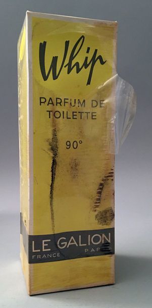 null Le Galion – « Whip » - (années 1950) 1 flacon d’eau de cologne scellé et emballé...